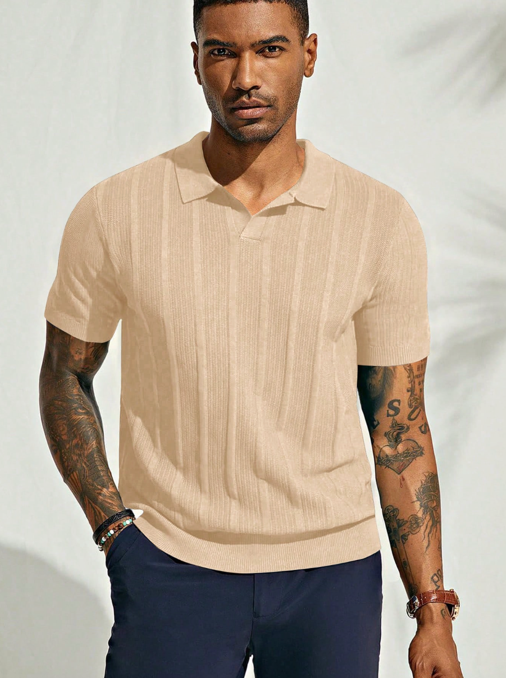 Polo Marine Knit™ – Elegante. Atemporal. Versátil.