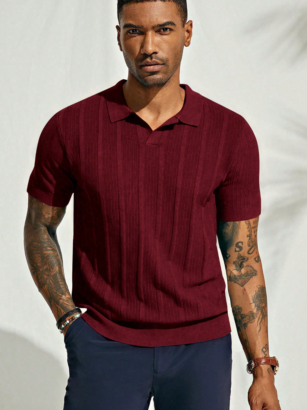 Polo Marine Knit™ – Elegante. Atemporal. Versátil.