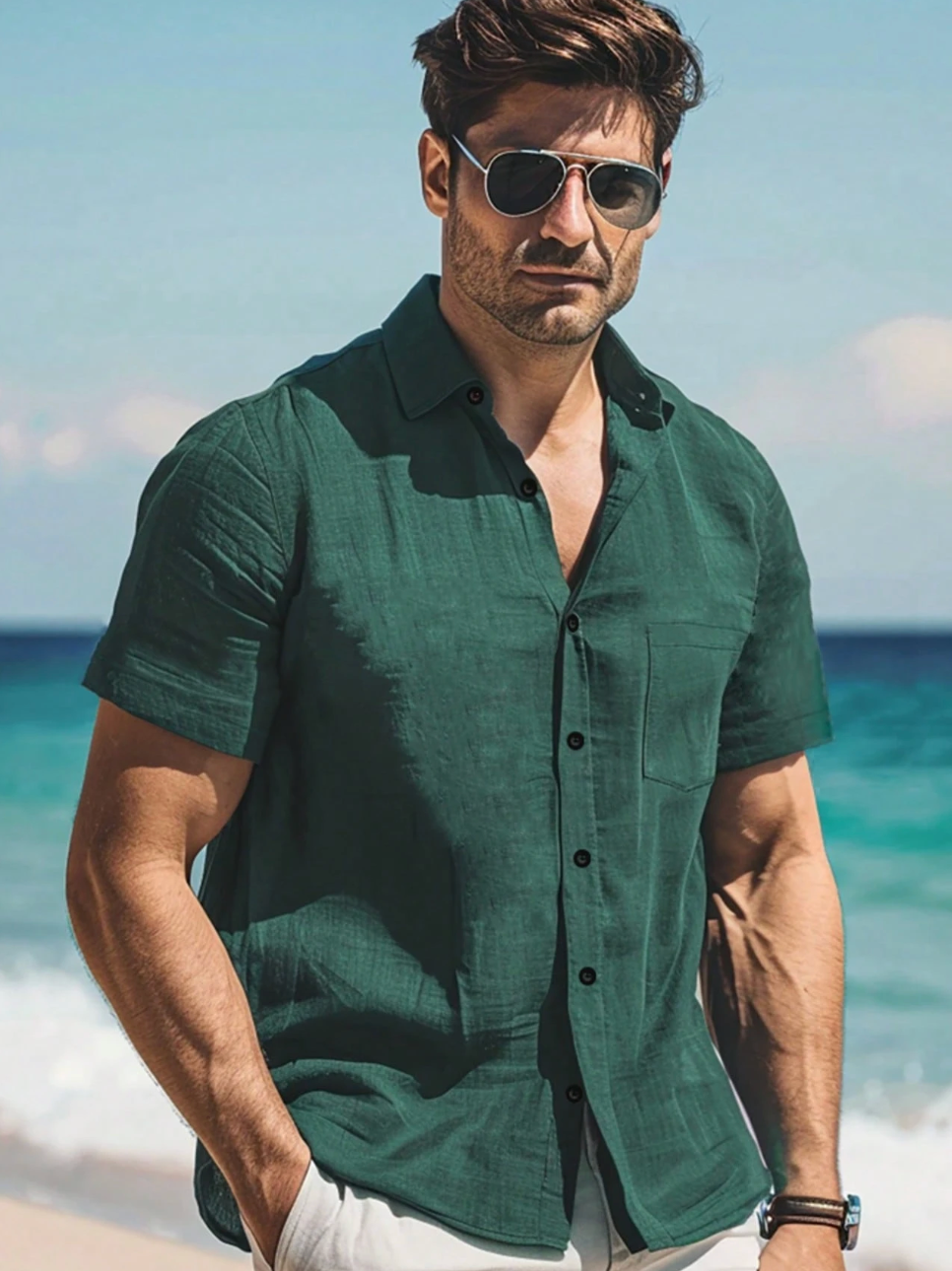 Camisa Island Horizon™ – Vibrante. Fresca. Atemporal.