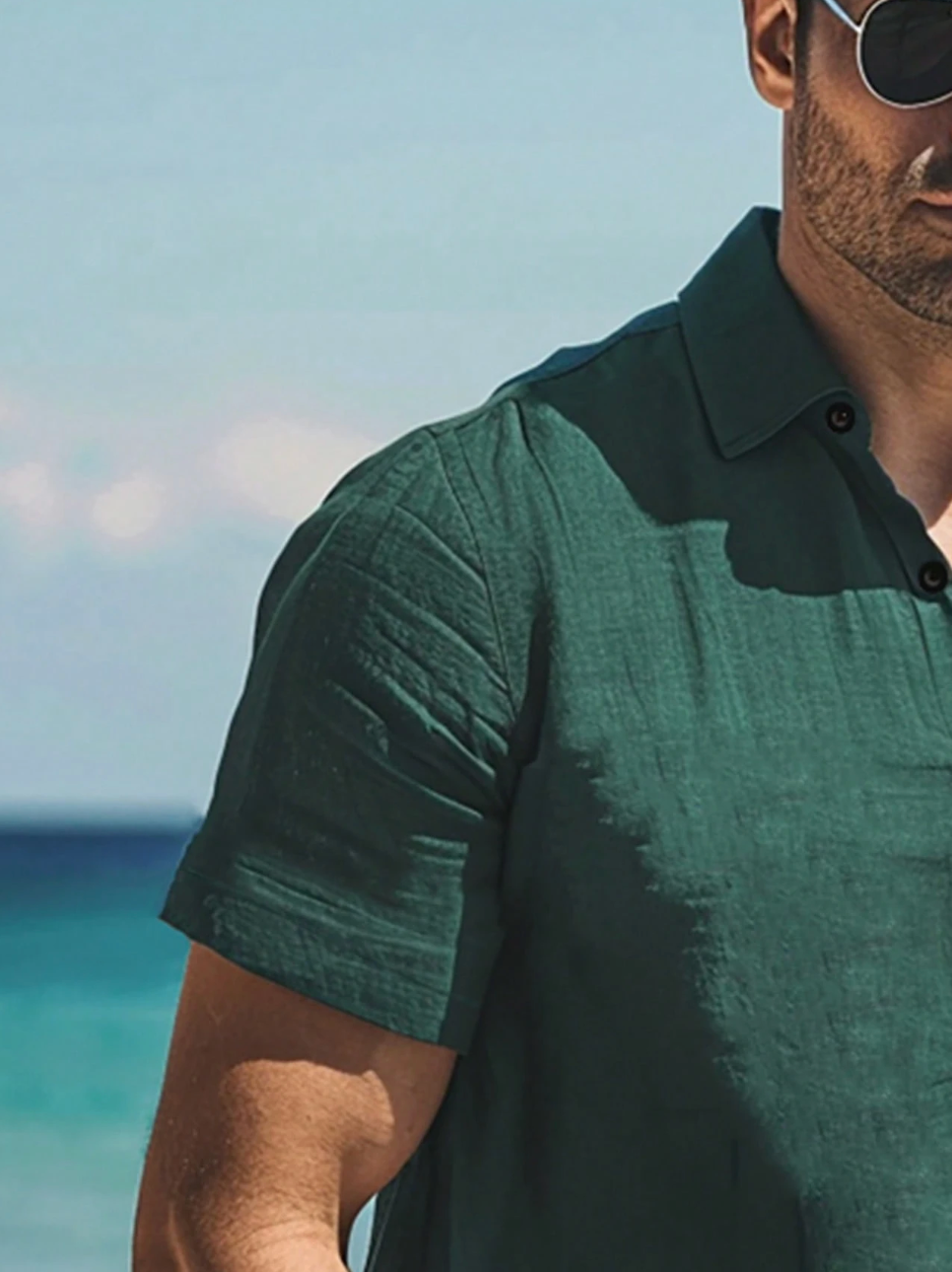 Camisa Island Horizon™ – Vibrante. Fresca. Atemporal.